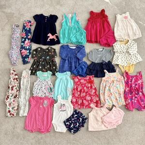 Baby Girl 6 Months Spring And Summer Bundle (20) Outfits